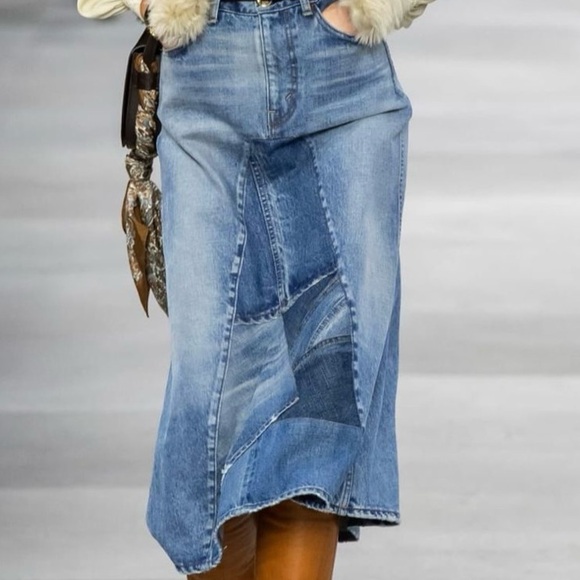 Be Girl Dresses & Skirts - Denim Skirt, Be Girl, comfortable for walking, distressed jeans skirt